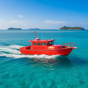 เรือยอชท์ตกปลาและพักผ่อนแบบปรับแต่งได้ Dookyu ขนาด 13.75 เมตร ทำจากอลูมิเนียมอัลลอยด์ ได้รับใบรับรอง <span class=keywords><strong>CE</strong></span> พร้อมเครื่องยนต์นอกเรือ 2x250 แรงม้า ความเร็ว 26-28 นอต พร้อมห้องครัว - Product Image 4