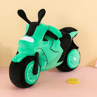 Peluches simulées brodées PP coton couette moto oreiller doux enfants poupées cadeaux jouets en peluche
