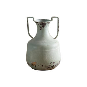 Industrial Metal <b>Vase</b> With Handle Floor <b>Standing</b> Decor For Wedding Home Entryway Flower Shop - Product Image 5
