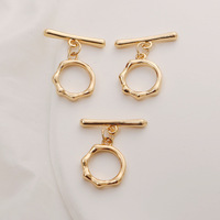 WT-JFE108 18k Cuivre Enveloppé Or Couleur Protection 0T Boucle Connexion Queue Collier Bracelet Plaqué Or Boucle D'oreille