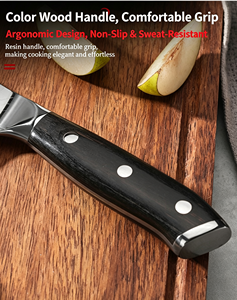 Juego de 10 Cuchillos de Cocina de Damasco con Caja de Regalo, Venta al por Mayor para Tiendas Minoristas y Suministros de Cocina - Product Image 3