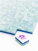 Jeu de Mahjong américain en acrylique 160 tuiles, 3 couches, tuiles gravées sur mesure, kit cadeau de collectionneur haut de gamme, imperméable et léger, pour la maison