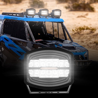 Barre lumineuse LED rectangulaire de 5, 7, 9 pouces pour travail, 50W, 90W, 140W, avec DRL blanc et ambre pour camion, SUV, VTT - Vente en gros