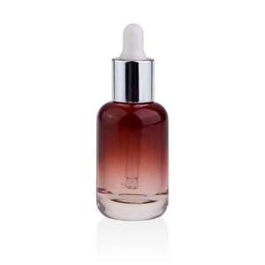 Fancy Khá Tím Red Gradient Màu Xanh Tinh Dầu Tinh Khiết Huyết Thanh Trên Khuôn Mặt Mắt 30Ml 15Ml Glass Dropper Chai Với Sliver Cổ Áo - Product Image 2