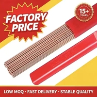 Tiges TIG en acier au carbone ER70S-6 revêtues de cuivre, 1,6 mm et 3,2 mm, fil de remplissage droit pour projets industriels en acier, vente en gros