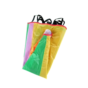 <span class=keywords><strong>Parachute</strong></span> à double couture pour enfants 6 '<span class=keywords><strong>avec</strong></span> 9 poignées Jouet de jeu pour enfants - Product Image 6