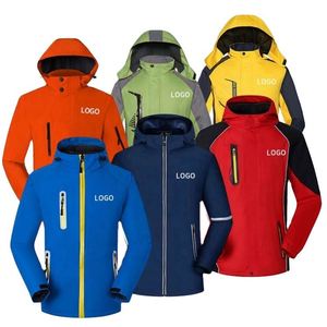 Vestes d'extérieur personnalisées pour hommes, fermeture éclair, réfléchissantes, softshell, sports d'hiver, veste tactique de chasse, coupe-vent imperméable - Product Image 1