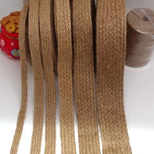 Tự làm hàng thủ công Giày chất liệu ràng buộc đay phẳng gai dây dệt gai dây - Product Image 4