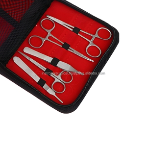 Kit complet de pratique de suture chirurgicale de qualité supérieure avec coussinet en silicone et instruments en acier inoxydable pour étudiants en médecine - Prix de gros - Product Image 2