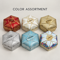 Boîte cadeau en carton écologique personnalisée en matériaux recyclés avec poignée pour gâteaux, pâtisseries, desserts, célébrations et fêtes