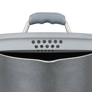 10Piece Mới Thời Trang Home Đồ Dùng Nhà Bếp Với Nắp Thủy Tinh Và Lọc Bền Nhôm Không Dính <span class=keywords><strong>Cookware</strong></span> Set Với Silicone Xử Lý - Product Image 2