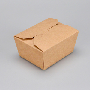 Biểu Tượng Tùy Chỉnh In Takeaway Dùng Một Lần Giấy Kraft Bento Hộp Bát Không Thấm Nước Container Kraft Hộp Giấy - Product Image 6