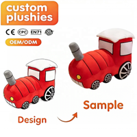 Jouet en peluche personnalisé pour véhicule, voiture, avion, camion, peluche douce, vente en gros, OEM, ODM, fabricant de logos personnalisés, cadeaux pour enfants et promotionnels