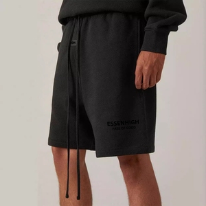 Pantaloncini da Uomo di Alta Qualità con Lettere Floccate, Stile Hip Hop, Marca di Lusso Personalizzata, <span class=keywords><strong>Shorts</strong></span> Ess per Uomo - Product Image 2