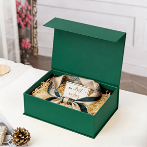 Boîte cadeau magnétique pliable de qualité supérieure avec couleurs personnalisées pour les cadeaux de mariage et les cadeaux de fête - Product Image 2