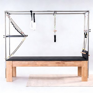 Cama de Pilates Simple de Roble Ecológico con Estructura Estable <span class=keywords><strong>para</strong></span> <span class=keywords><strong>Principiantes</strong></span> y Profesionales - Product Image 4