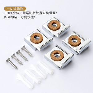 Kinnet <b>Mirror</b> Clip Stainless Steel 25 Mm Square <b>Mirror</b> Holder Durable Hardware Furniture Accessories 4 Pieces Set - Product Image 4