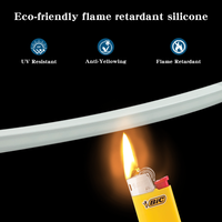 Vente directe d'usine, bande néon en silicone 24V 12V IP67 étanche, lettres lumineuses DIY, bande lumineuse LED, néons, extérieur