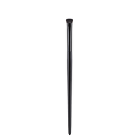 HMU Logo personnalisé de haute qualité manche en bois noir pinceaux de fard à paupières de maquillage pour les yeux