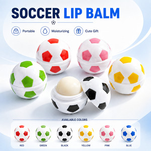 Bálsamo Labial Personalizado con Forma de Balón de Fútbol de Marca Privada para Eventos Deportivos, Regalo Promocional OEM - Product Image 1
