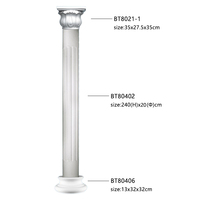 Colonnes en polyuréthane BT8021-1, piliers, modèle 3D, design français moderne, léger, application hôtelière