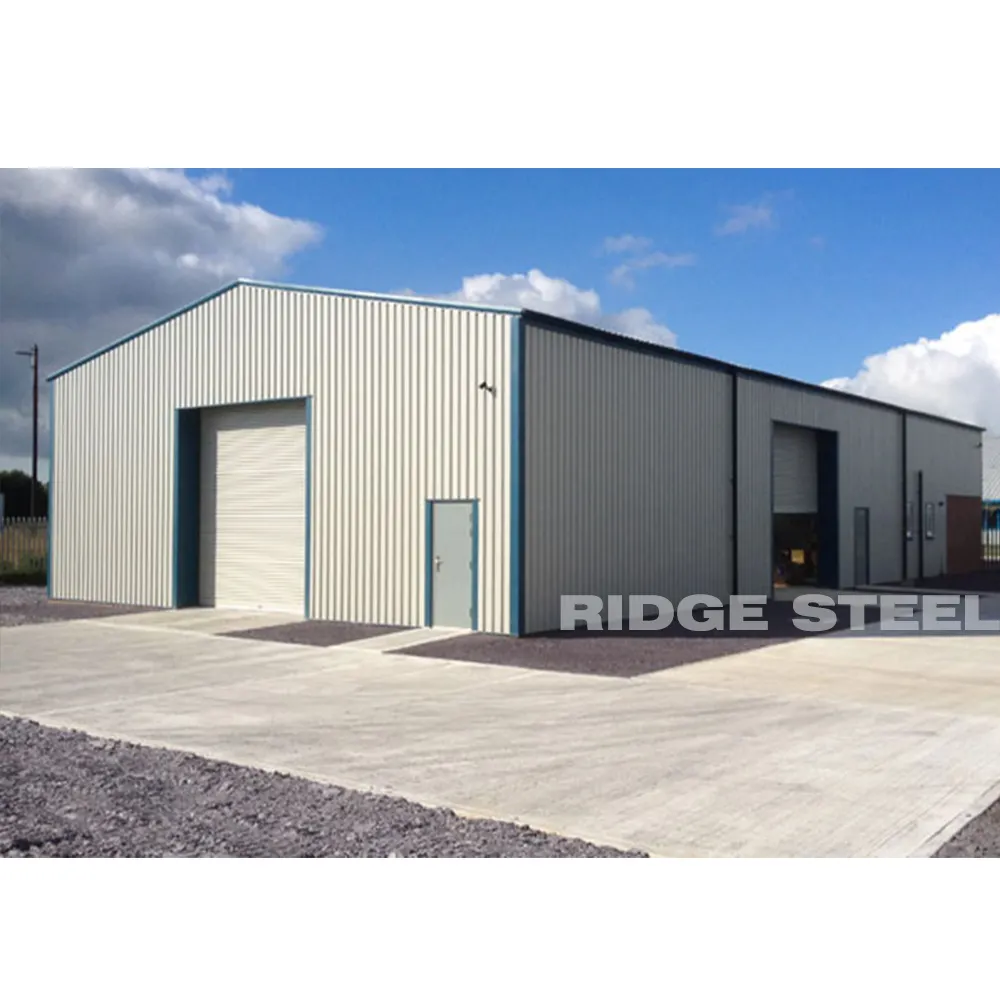 Newest steel construction metal prefab large shed prefabricated storage buildings for sale