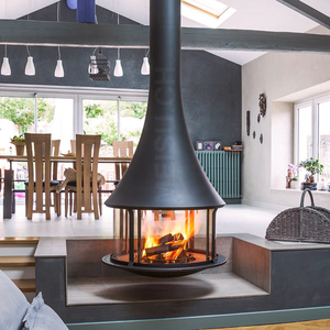 <span class=keywords><strong>Chimenea</strong></span> Flotante de <span class=keywords><strong>Bioetanol</strong></span> Premium MEISU.CH Negra, <span class=keywords><strong>Chimenea</strong></span> Suspendida de Leña para Montaje en <span class=keywords><strong>Techo</strong></span> - Product Image 1