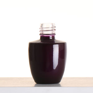 Botella Vacía para Esmalte <span class=keywords><strong>de</strong></span> Uñas al por Mayor, Tapa Met Bortel, Escultura <span class=keywords><strong>de</strong></span> Fibra <span class=keywords><strong>de</strong></span> Vidrio, Diseño Hueco Negro Mate, para Aceite - Product Image 6