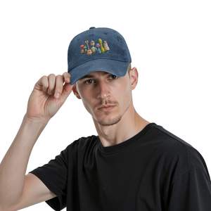 Gorra de béisbol vaquera lavada unisex Gorra deportiva inspirada en los deportes - Product Image 4