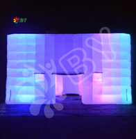 Barre d'éclairage Led gonflable Portable publicité gonflables tente/bar cabine DJ/comptoir de bar gonflable pour boîte de nuit