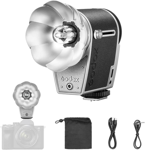 GODOX Lux Cadet Retro Camera Flash Speedlite Trigger Built-In Rechargeable Battery for Canon Nikon Fujifilm Olympus Sony Camera