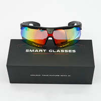 Lunettes Intelligentes de Cyclisme 2026 SNT STRIDE AI avec Traduction, Caméra 8MP, Enregistrement Vidéo, Transfert WiFi, Anti-tremblement et Appel Bluetooth