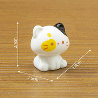 Figur Kucing Resin Mini, Kucing Kecil Mungil, Figur Miniatur, Kerajinan DIY, Dekorasi Lanskap Mikro, Aksesoris Taman Peri