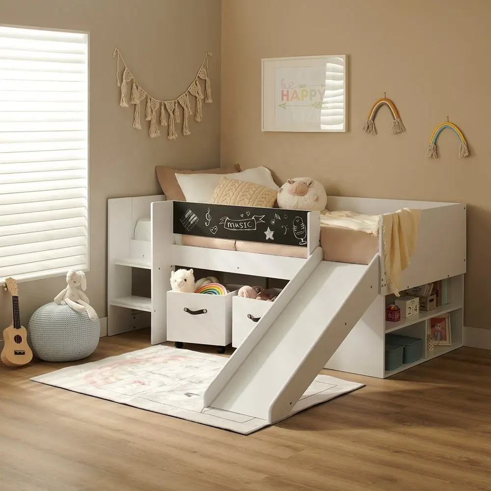 NOVA Moderne Kinder Mädchen Schlafzimmer möbel Sets Holz Jungen Kabinen bett Kinder Etagen betten Mit Rutsche