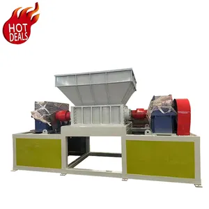 Low Wear High Quality Double Shaft Recycle Plastic Foam Shredder Machine Recycling For Plastic Bags