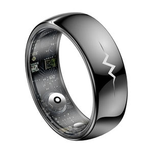 Q520 Anel De Saúde Inteligente Freqüência Cardíaca <span class=keywords><strong>Monitor</strong></span> de Temperatura Corporal Pressão Sanguínea 5ATM À Prova D' Água Inteligente Anel De Dedo Inteligente - Product Image 1