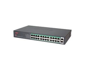 <b>Network</b> <b>Switches</b> 24*10/100M RJ45 Ports and 2*10/100/1000M Uplink Gigabit PoE <b>Switch</b> - Product Image 1