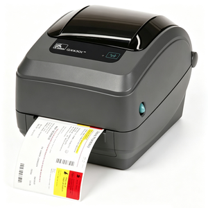 Imprimante d'étiquettes thermiques à transfert thermique <span class=keywords><strong>Zebra</strong></span> <span class=keywords><strong>GX430T</strong></span> <span class=keywords><strong>GX430T</strong></span>-102512-000 de 4 pouces avec découpeur, imprimante d'étiquettes autocollantes thermiques GX420T - Product Image 1