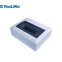 Boîtier électrique en plastique PVC de surface, boîte de distribution d'alimentation DB, 10 voies, tableau de commande électrique