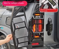 Pour Jetour T2 Traveler Shanhai 5/7 places – Modification esthétique ABS : Feu arrière antibrouillard et cadre de feux arrière – Accessoires extérieurs