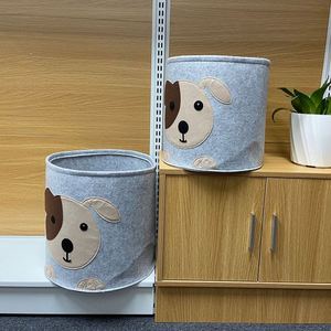 Cesta de almacenamiento de fieltro y lavandería de juguete para niños barata de alta calidad Cesta de juguete de almacenamiento de animales de fieltro - Product Image 6