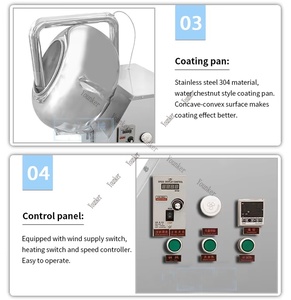 Moule d'enrobage de bonbons de laboratoire/chocolat/sucre/granulés/comprimés - Product Image 5