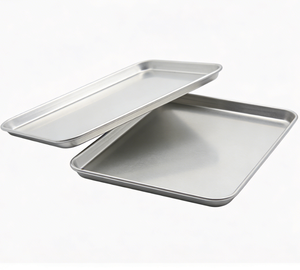 Plateau de cuisson commercial en aluminium sur mesure, plateau perforé en acier inoxydable, <span class=keywords><strong>tôle</strong></span> perforée découpée au laser pour boulangerie, cuisine et alimentation - Product Image 3