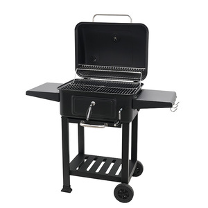 Charcoal Barbecue Grill 112x64x116cm <b>Trolley</b> Outdoor Multifunctional Home Garden BBQ Grill - Product Image 5