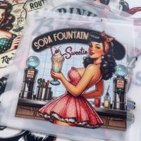 Autocollants thermocollants personnalisés de haute qualité pour impression sérigraphique au plastisol, prêts à poser sur t-shirts et vêtements