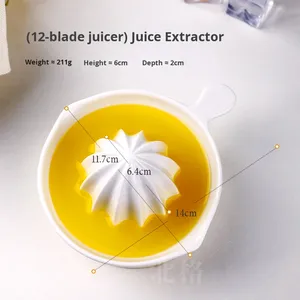 Nhỏ Bền Vững Hộ Gia Đình Gốm Máy Ép Trái Cây Cho Cam Tươi Và Nước Chanh Hương Vị Ban Đầu Nhôm Hướng Dẫn Sử Dụng Tiện Ích - Product Image 6