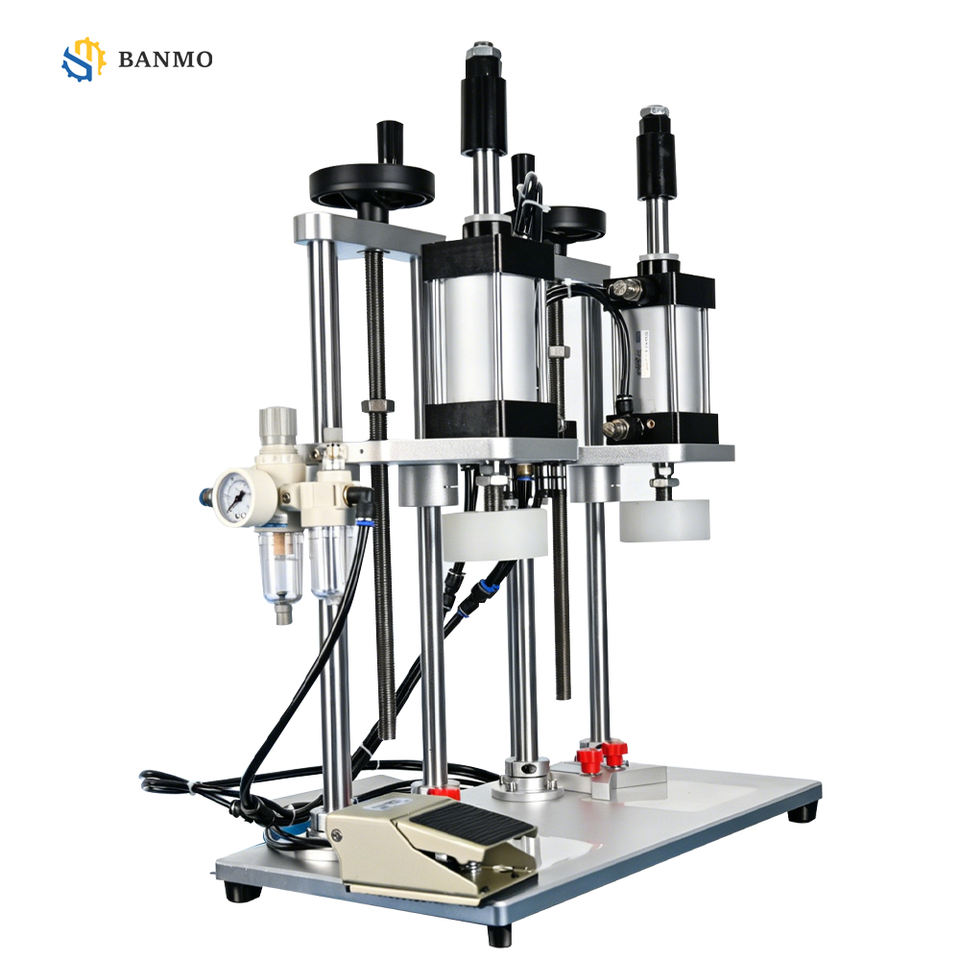 BANMO Desktop Semi Automatic Perfume Bottle Collar Capping Machine ...