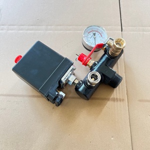 Repuestos para Compresores <span class=keywords><strong>de</strong></span> Aire, Accesorios para Compresores <span class=keywords><strong>de</strong></span> Aire, Conjunto <span class=keywords><strong>de</strong></span> Interruptor <span class=keywords><strong>de</strong></span> Presión con Manómetro, Soporte y Válvula <span class=keywords><strong>de</strong></span> Bola - Product Image 5