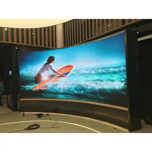 P2.5 P3 Creative LED artwork video wall display indoor curve special shaped led panel screen