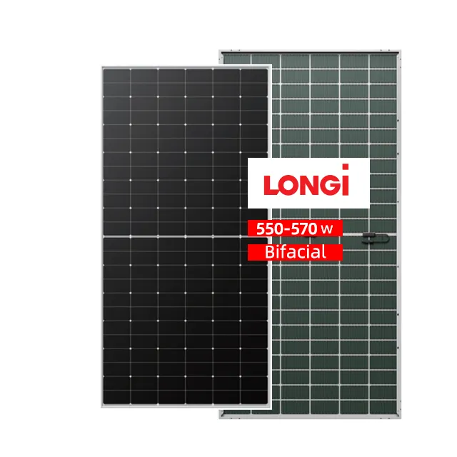 Home Solar Panel Project Longi Solar Panel 550w 555w 560w 565w 570w Solar Panel Price In Bangladesh